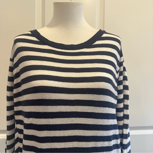 DAY BIRGER ET MIKKELSEN Navy and White Striped Sweater Dress - Picture 2 of 6